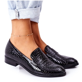 Lackierte Mokassins Vinceza 21-10674 Schwarz