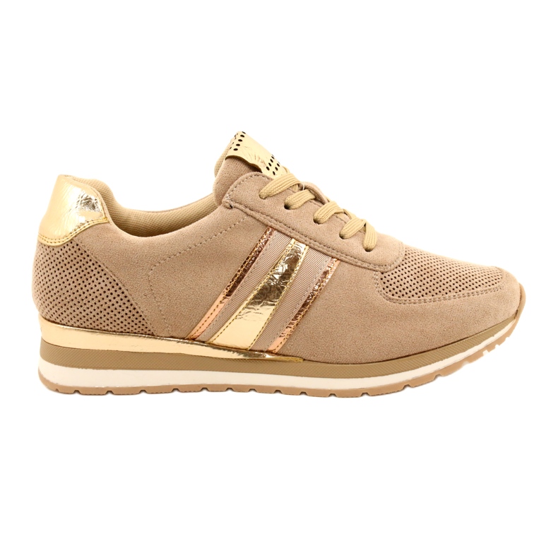 M.Daszyński Damen Sportschuhe Beige MR2169