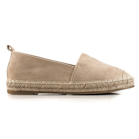 Bestelle Beige Wildleder Espadrilles