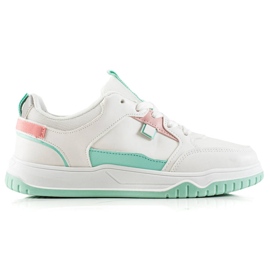 TRENDI Minze Sportschuhe weiß grün