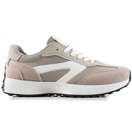TRENDI Klassische Sportschuhe beige