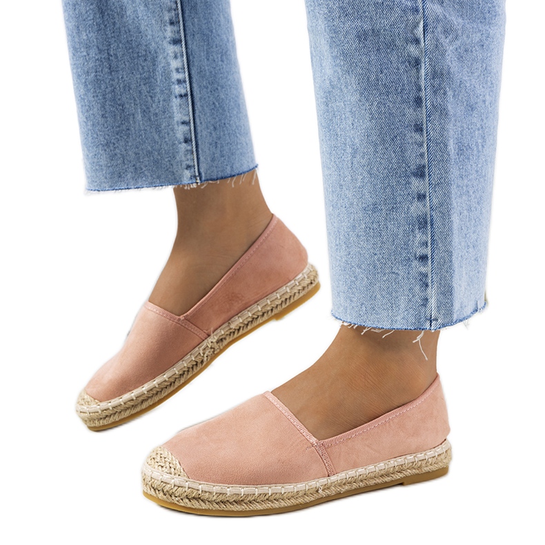 Rosafarbene Damen-Espadrilles von Bibiana