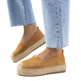 Rhianne braune Espadrilles für Damen beige