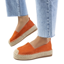 Rhianne Damen-Espadrilles in Orange