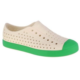 Native Jefferson 11100100-1865 Schuhe beige/creme, grün naturfarben