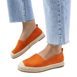 Orange Mathea Damen-Espadrilles