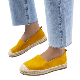 Gelbe Mathea Damen-Espadrilles