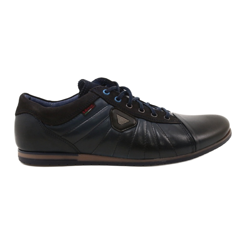 Lemar Herren Lederschuhe 1615 marineblau