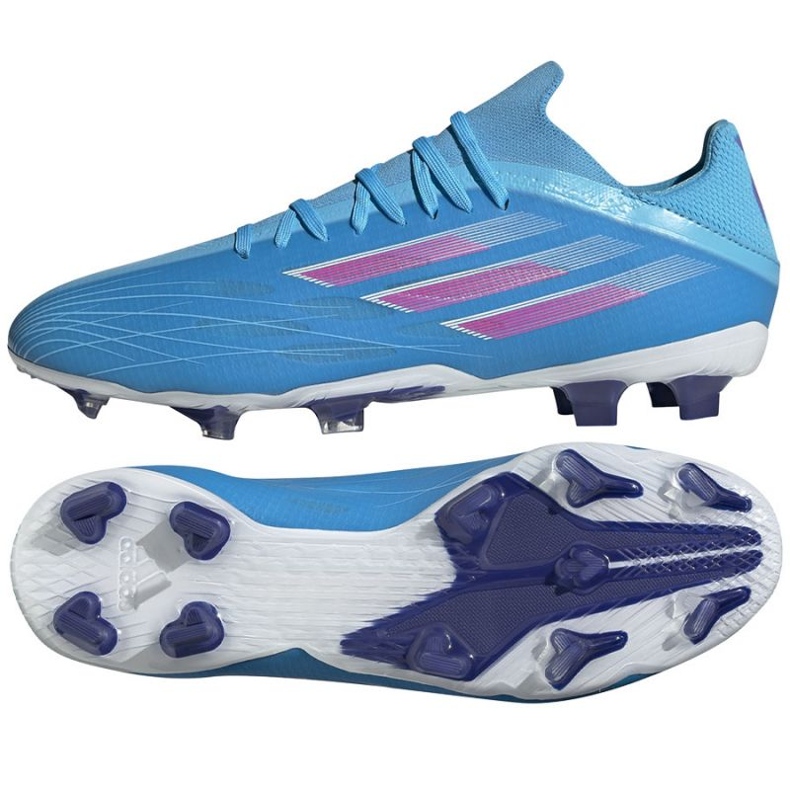 Adidas X Speedflow.2 Fg M GW7476 Fußballschuhe blau blau