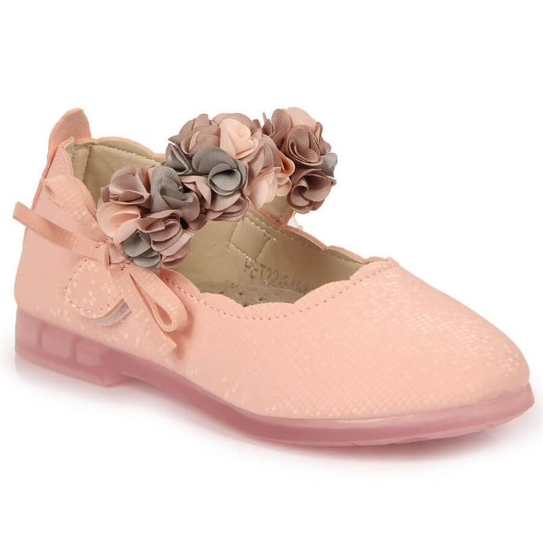 Klettballerinas mit Blumen Vinceza Jr JAN99B rosa