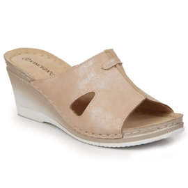 Keilhausschuhe Vinceza W JAN105 beige