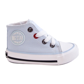 High-Top-Sneaker für Kinder mit Reißverschluss Big Star HH374088 Blau