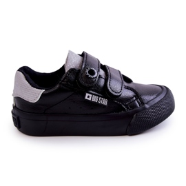 Kinderturnschuhe mit Klettverschluss Big Star JJ374110 Schwarz-Grau