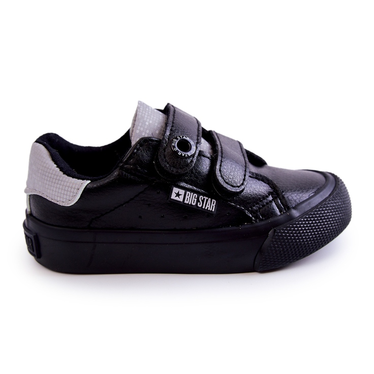 Kinderturnschuhe mit Klettverschluss Big Star JJ374110 Schwarz-Grau