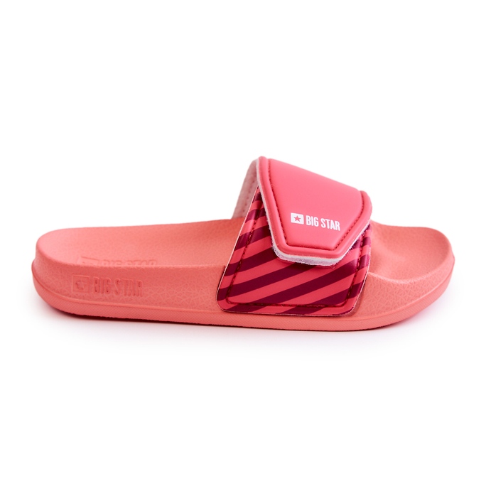 Leichte Kinderhausschuhe Big Star JJ374359 Pink rosa