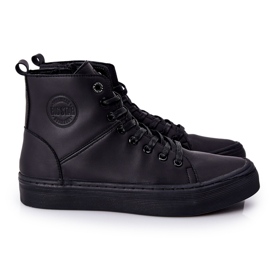 Hohe Sneakers für Herren Big Star II174048 Schwarz