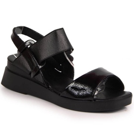 Keilsandalen Potocki W WOL75A schwarz