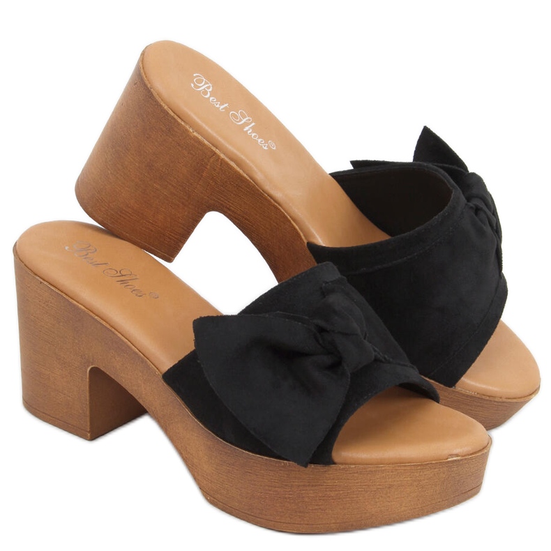 Hausschuhe ala Zeri Schwarze Clogs
