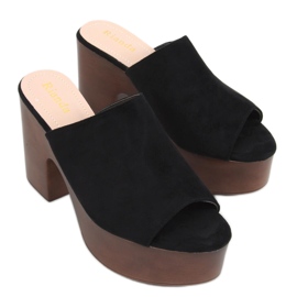 Ramla Schwarze Clogs