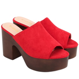 Ramla Red Clogs rot