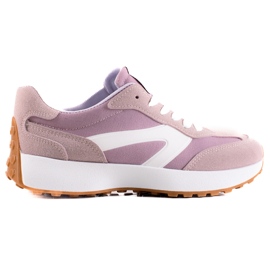 TRENDI Klassische Sportschuhe violett rosa