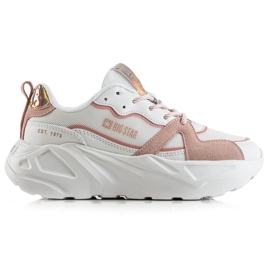 Damenturnschuhe Big Star JJ274602 weiß