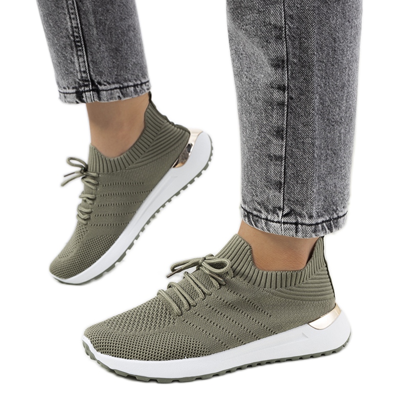 Grüne Sportschuhe von Ellice khaki