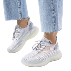 Graue Sportturnschuhe für Damen Molema