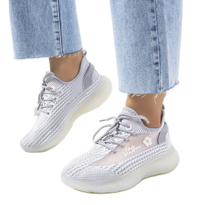 Graue Sportturnschuhe für Damen Molema