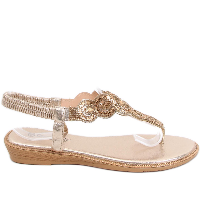 Saida Gold-Flip-Flops golden
