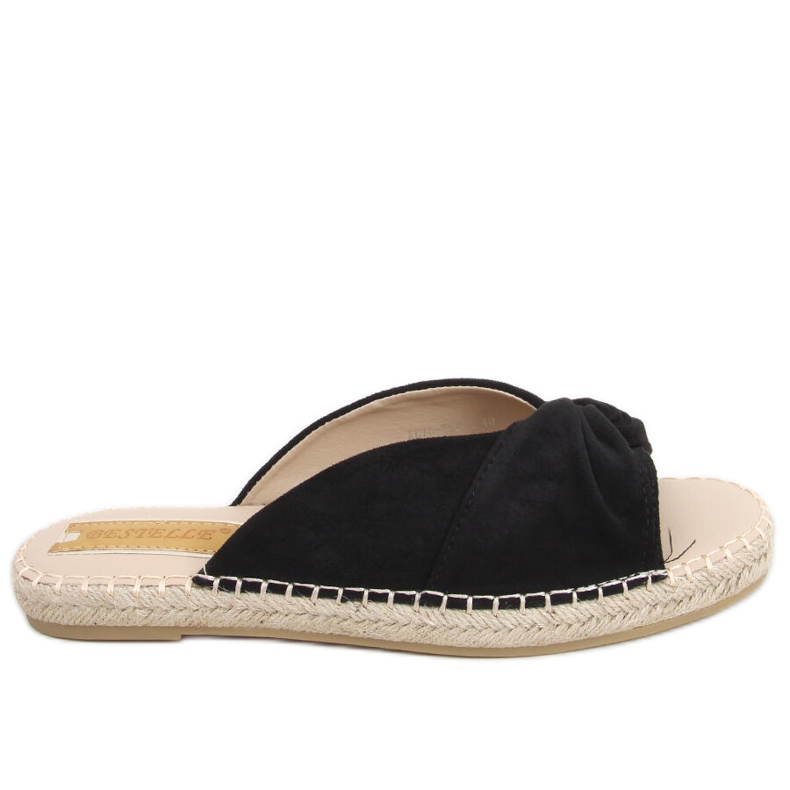 PA1 Teit Schwarze Espadrilles