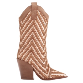 Marco Shoes Braun-beige Cowboystiefel