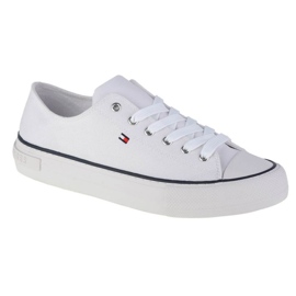Tommy Hilfiger Niedrig geschnittener Schnür-Sneaker W T3A4-32118-0890100 weiß