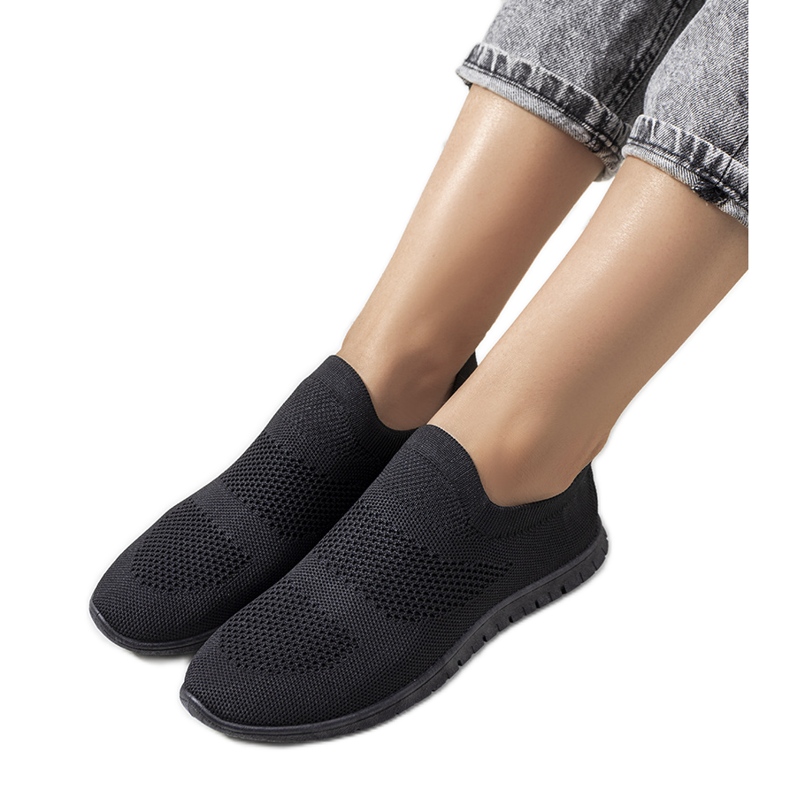 Schwarze Sportturnschuhe von Santen