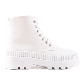 Melisa Modische Sneaker auf der Plattform weiß