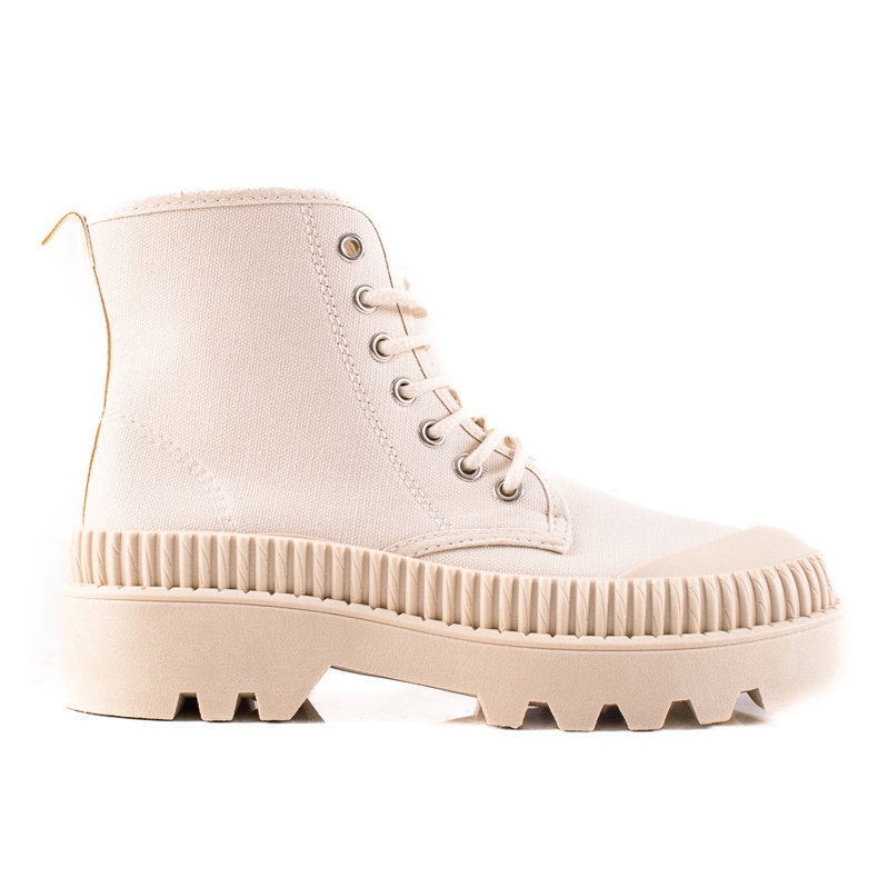 Melisa Modische Sneaker auf der Plattform beige