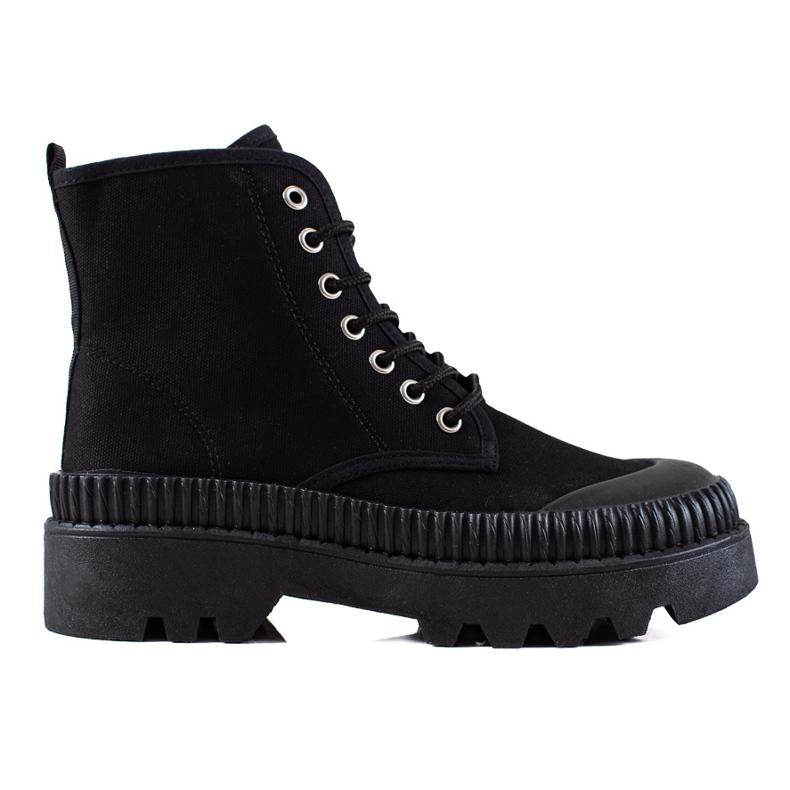 Melisa Modische Sneaker auf der Plattform schwarz