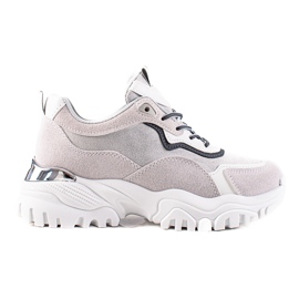 TRENDI Modische Turnschuhe grau mehrfarbig