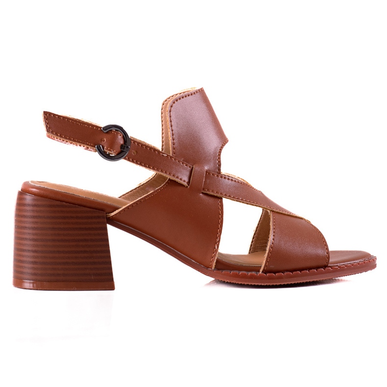 Sandaletten aus Leder LA.FI braun