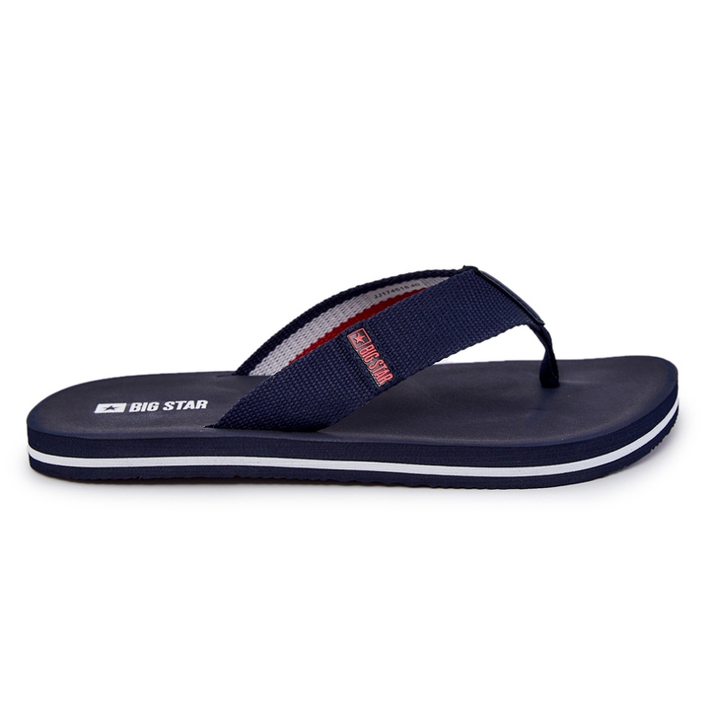 Herren Flip-Flops Big Star JJ174518 Marineblau