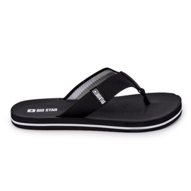 Herren Flip-Flops Big Star JJ174519 Schwarz