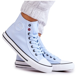 Damen High Sneakers Big Star JJ274209 Blau