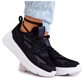 Modische Turnschuhe Sportschuhe Big Star JJ274598 Schwarz