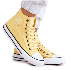 Damen High Sneakers Big Star JJ274207 Gelb