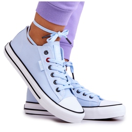 Damen Low Sneakers Big Star JJ274A004 Blau
