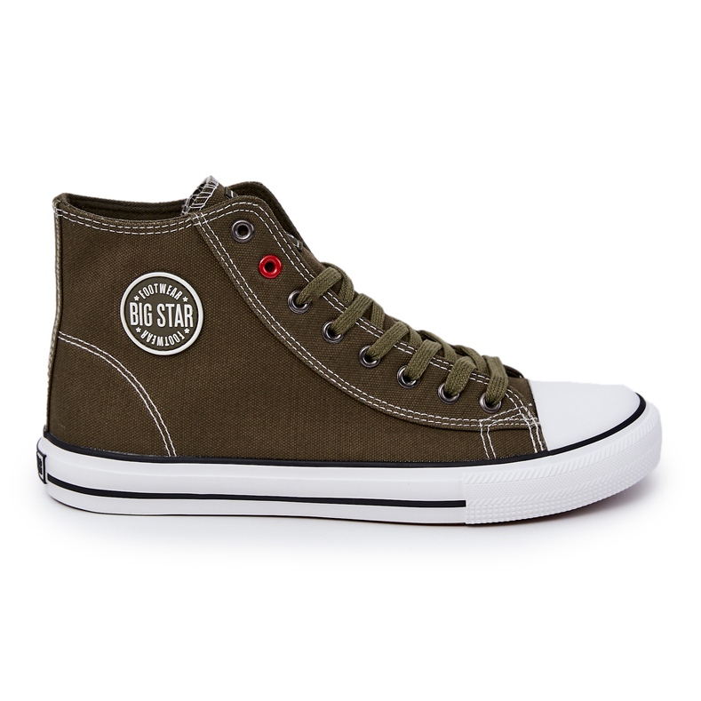 Herren High Sneakers Big Star JJ174387 Khaki
