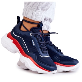 Sportschuhe für Damen Big Star JJ274A117 Marineblau