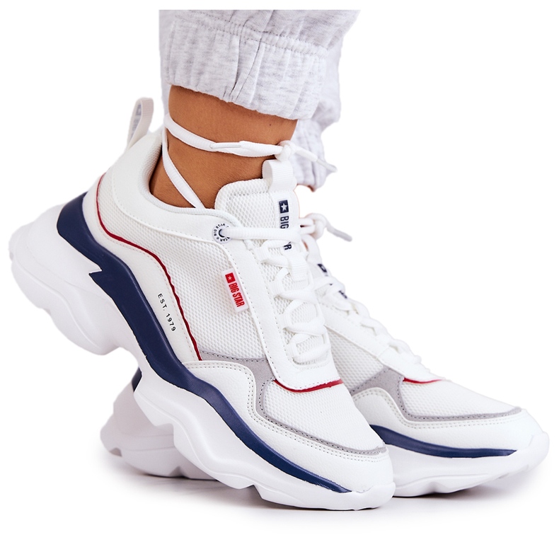 Damen Sportschuhe Big Star JJ274A116 Weiß