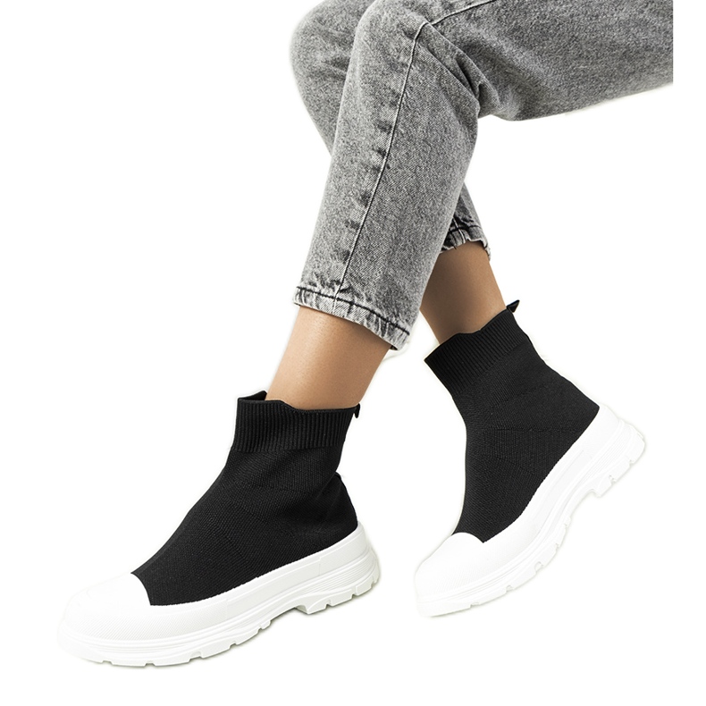 Knöchelhohe Turnschuhe Mickey in Schwarz