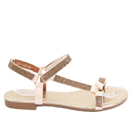 Azza Gold Damensandalen golden